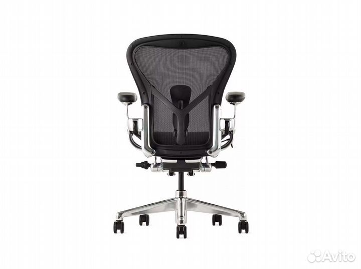 Кресло Herman Miller Aeron размер C/Black, Polishe