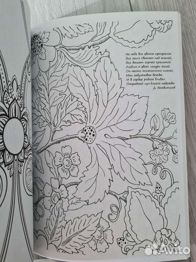 Раскраска винтажные мотивы