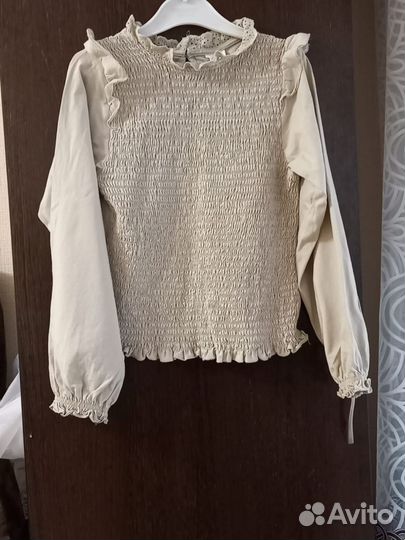 Блузка zara для девочки 128