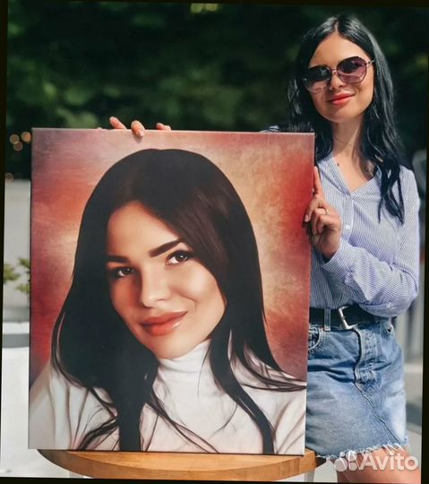 Портрет на холсте по фото