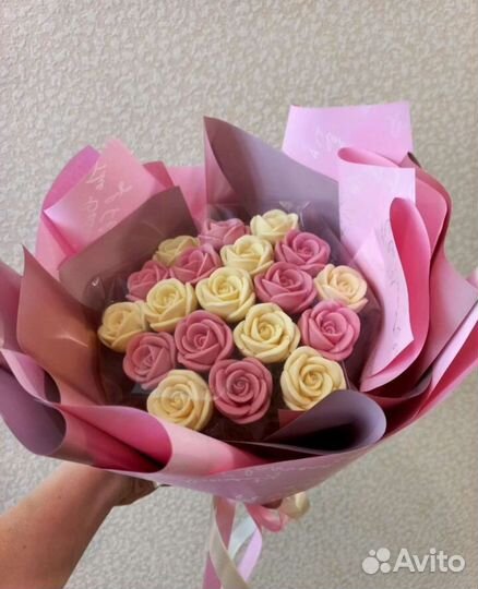 Роза из шоколада,шоколадные цветы,букеты