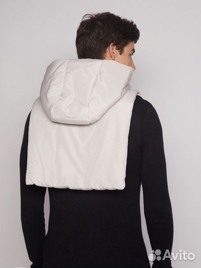 Капор манишка капюшон съемный новый Zolla