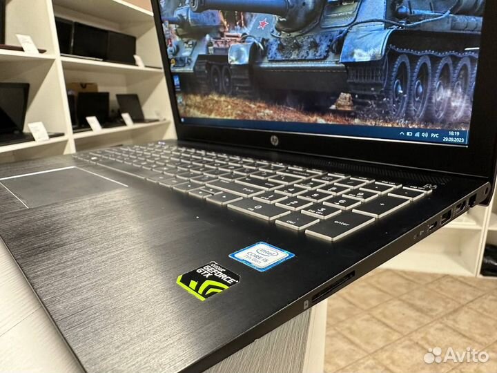 Игровой ноутбук HP GTX1050/i5/16gb/SSD/Full-HD