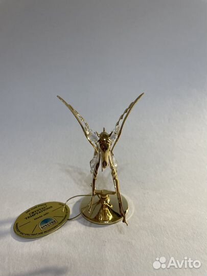 Фигурка Единорог Swarovski spectra crystal 24k