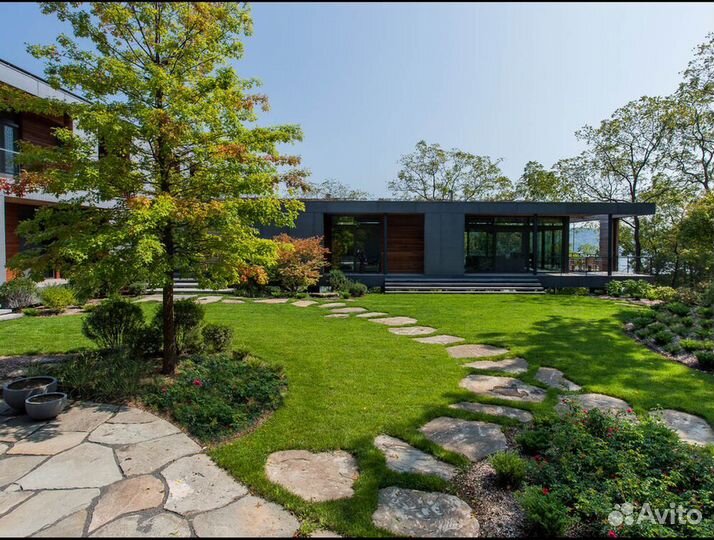 Рулонный газон под ключ