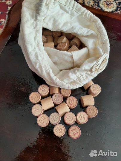 Лото деревянные бочонки СССР