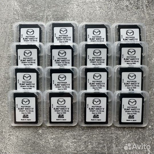 SD-карта навигации 2023 Mazda 6/CX-5/CX-9