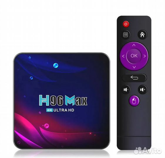 Андроид тв приставка 4/64 гб H96max V11