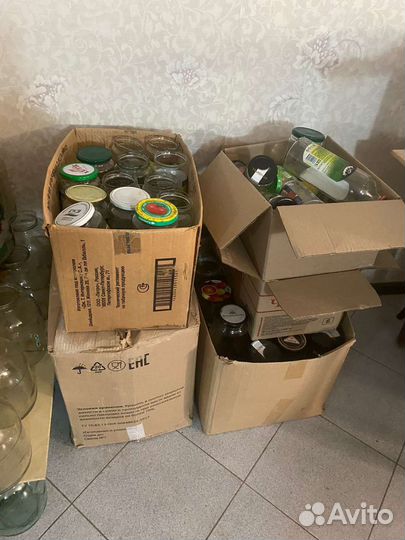 Банка стеклянная 1л/700мл/500мл