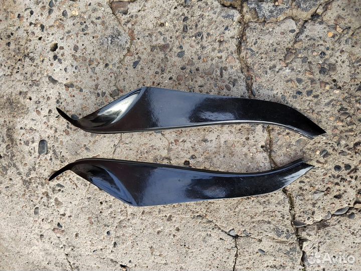 Реснички на фары nissan almera