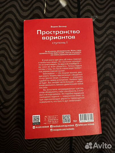 Книга зеланд трансерфинг Пространство вариантов