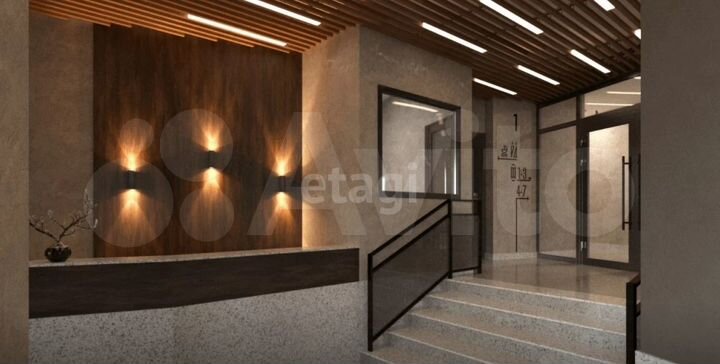 1-к. квартира, 51,9 м², 13/22 эт.