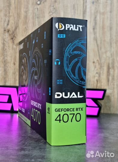 Видеокарта RTX 4070 12GB Palit dual OC NED4070S19K