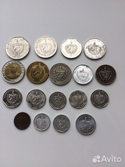 Монеты: Кубы, Австралии,Мексики