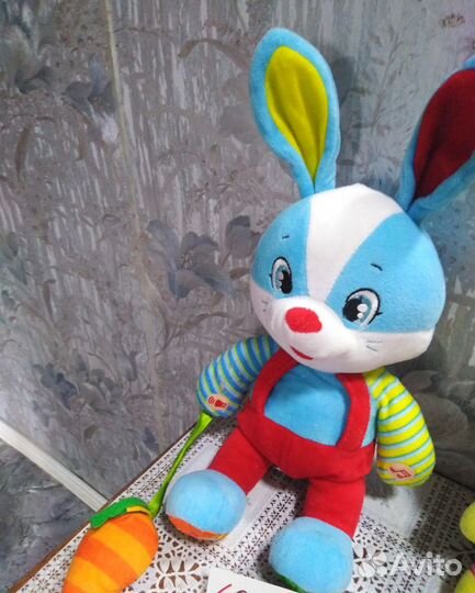 Заяц игрушка мягкая серии мульти-пульти