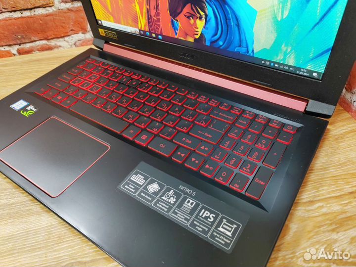 GTX1050 16gb Acer Nitro i5 Ноутбук Игровой