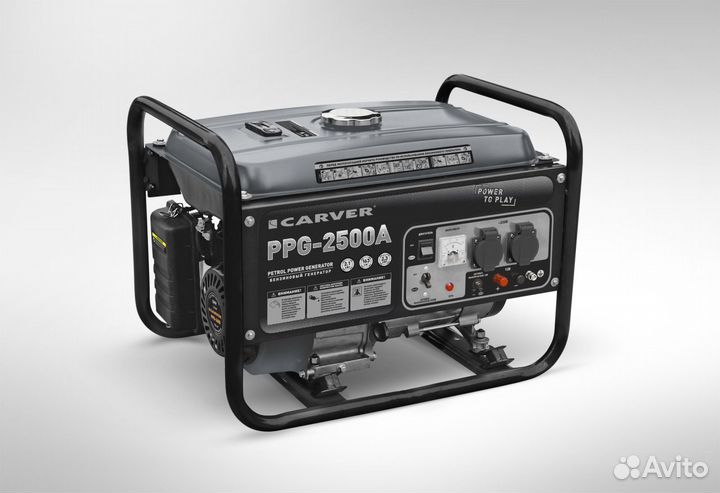 Бензиновый Генератор Carver PPG-2500A 2,3 кВт