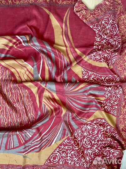 Отрезы, натуральный шелк, шелковые платки