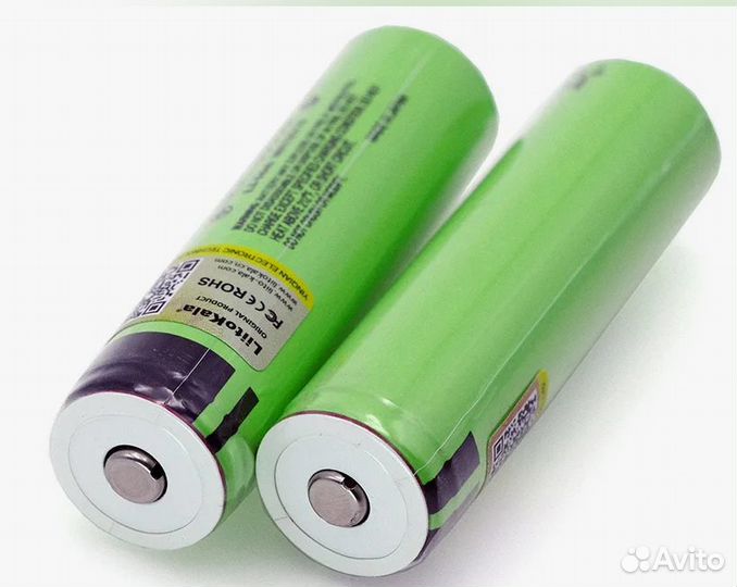Аккумуляторы NCR18650B Liitokala 3400 mAh 3.7V