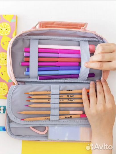 Пенал школьный для девочки