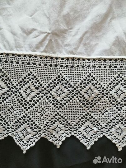 Кружевной подзор, уголки 50-е годы СССР