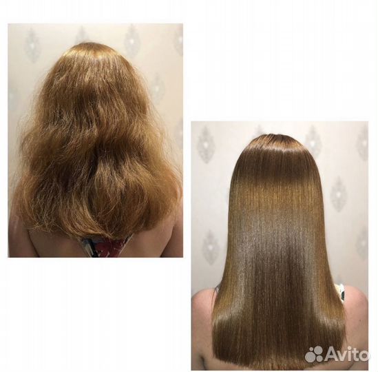 Кератиновое выпрямление, ботокс волос