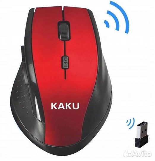 Мышь Б/провод. kakusiga KSC-449 RED