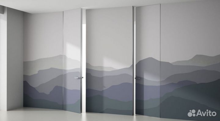 Скрытые двери под отделку