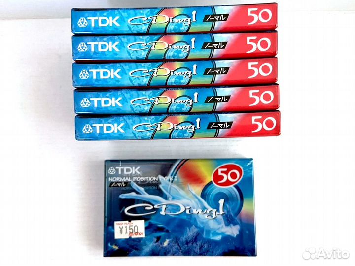 Аудиокассеты кассеты TDK CDing I 50 - 1998 г