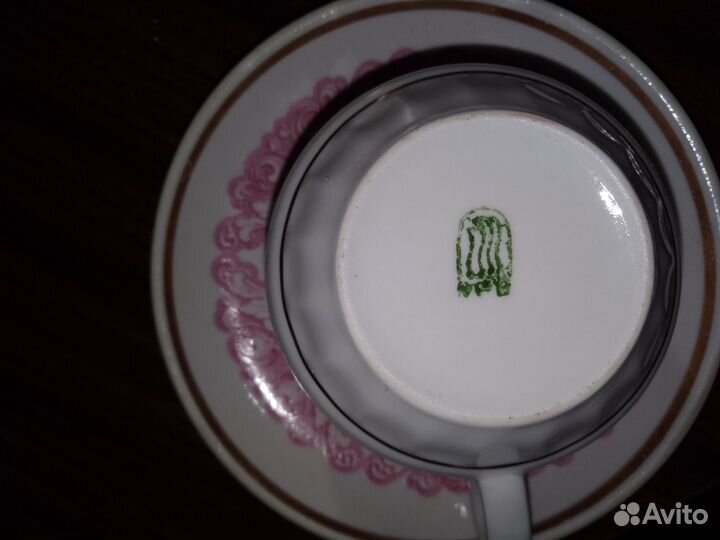 Сервиз из гофрированного фарфора(Рижский фз)