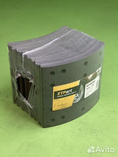 Накладки тормозные 2-рем. (419x178) (93684/L9 6.35