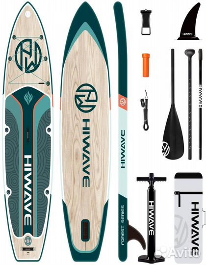 Надувная SUP-доска hiwave forest series 11' 335x86