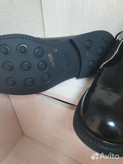 Ботинки военные лакированные 44 размер