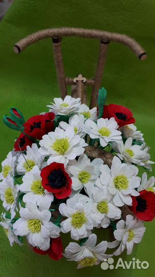 Велосипед с цветами.Сувенир