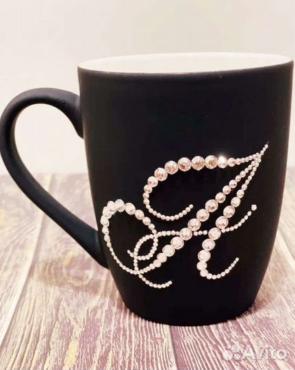 Кружка со стразами
