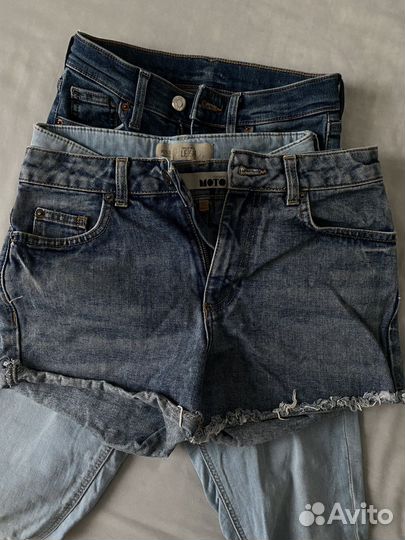 Пакет вещей джинсы topshop slim