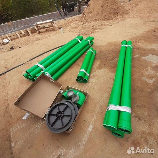 Канализация. Прокладка. Подключение к сетям