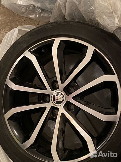 Оригинальные Шкода Литые диски r17