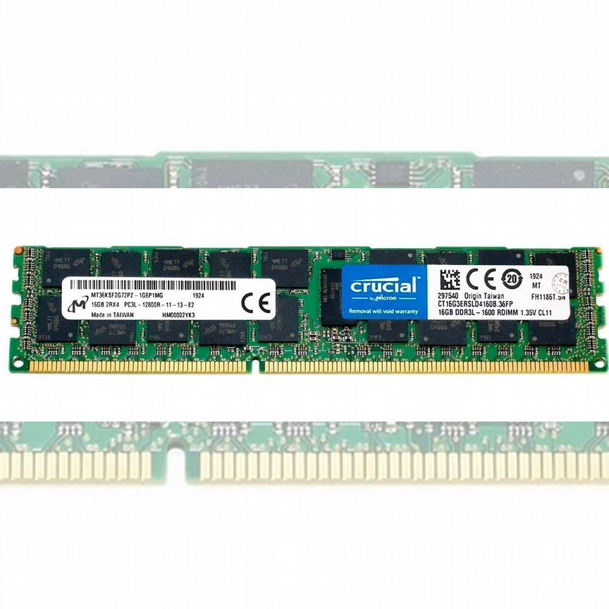 [MT36JSF2G72PZ-1G9] Оперативная Память Micron Ct16g3ersld4160b.36fp Mt36jsf2g72pz-1g9