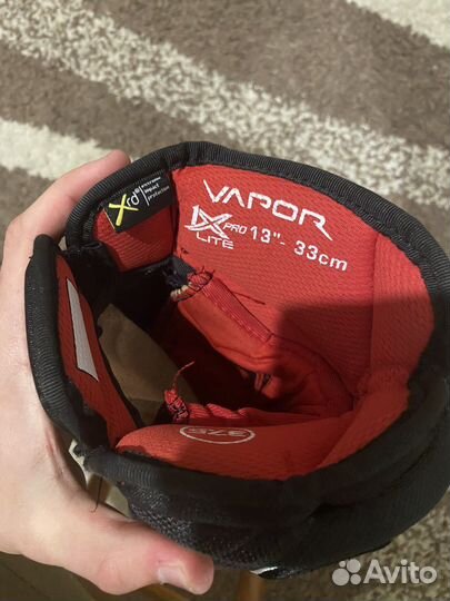 Краги хоккейные Bauer vapor 1x pro lite 13-33cm