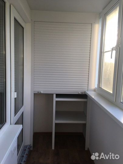 Шкаф с рольставнями на балкон по вашим размерам