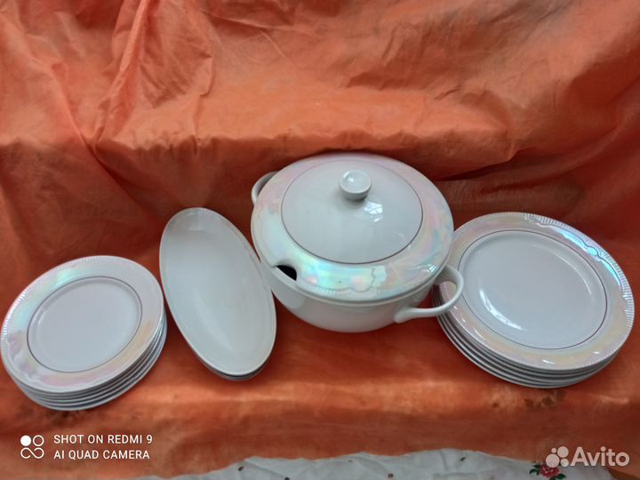 Столовый сервиз на 6 перс. фарфор мфз новый