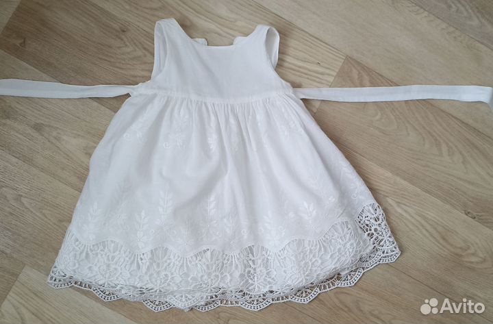 Платье для девочки 92 нарядное, хлопок