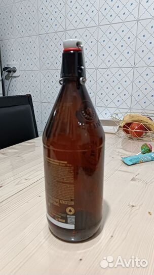 Стеклянная бутылка 1 л