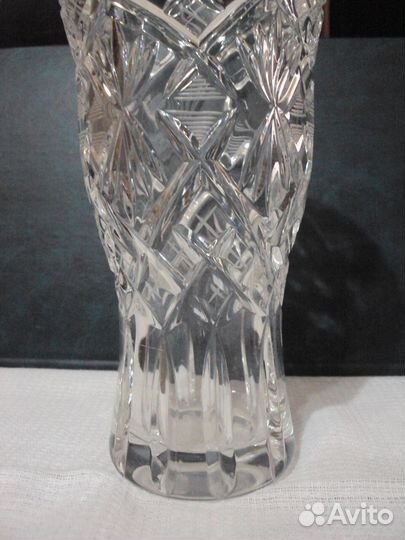 Хрустальная ваза для цветов СССР