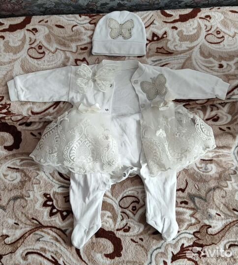 Платье боди для девочки 68