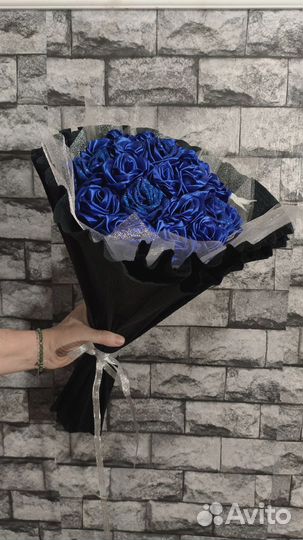 Букет из атласных лент