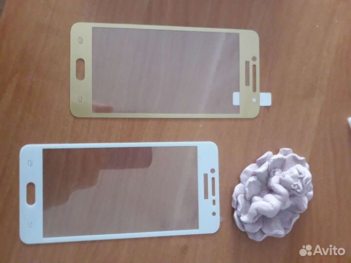 Защитное стекло и чехол на samsung