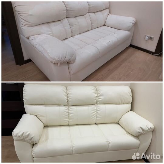 Перетяжка мягкой мебели. Ремонт, реставрация