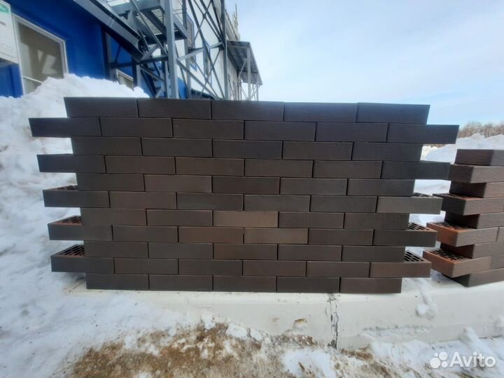 Кирпич керамический, клинкерный, ручной формовки